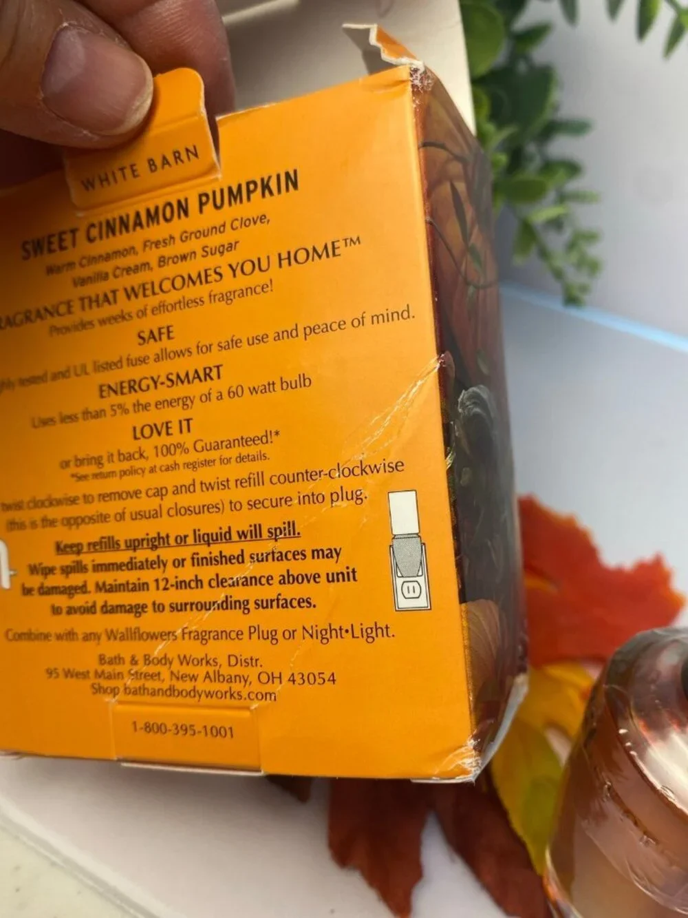 “Sweet Cinnamon Pumpkin” Bath & Body Works 2-NEW & Sealed Wallflower Refills